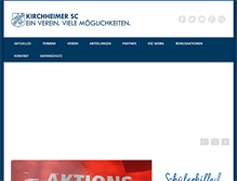 Tablet Screenshot of kirchheimer-sc.de